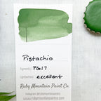 Pistachio. Half pan, full pan or bottle cap of handmade watercolor paint