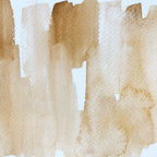 Natural Yellow. Half pan, full pan or bottle cap of handmade watercolor paint