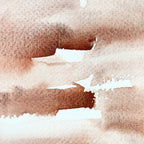 Natural Red. Half pan, full pan or bottle cap of handmade watercolor paint