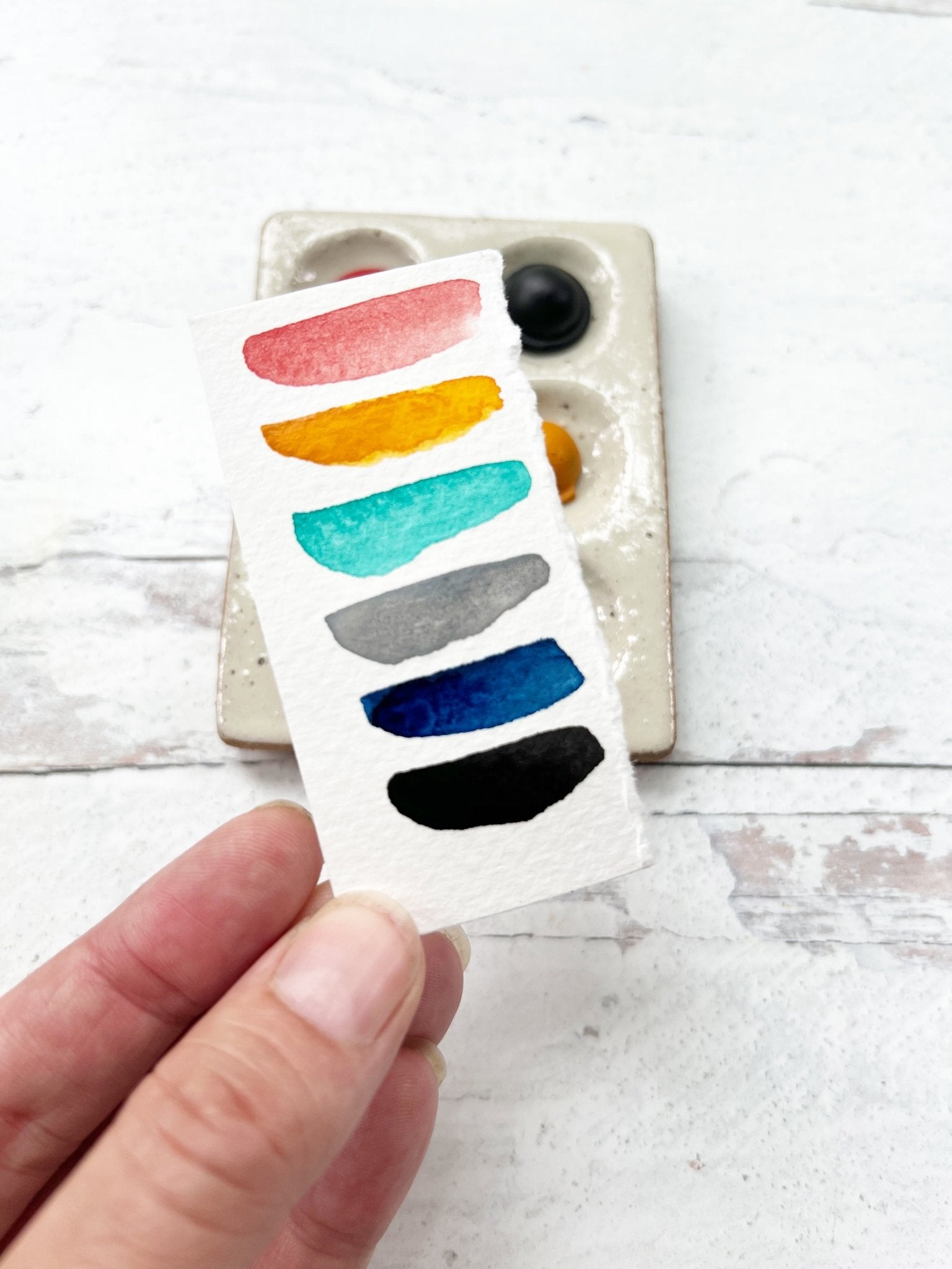 Late July Eco Dot Palettes: NEW pan-less watercolor sets