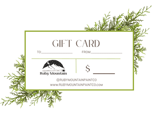 Ruby Mountain Gift Card