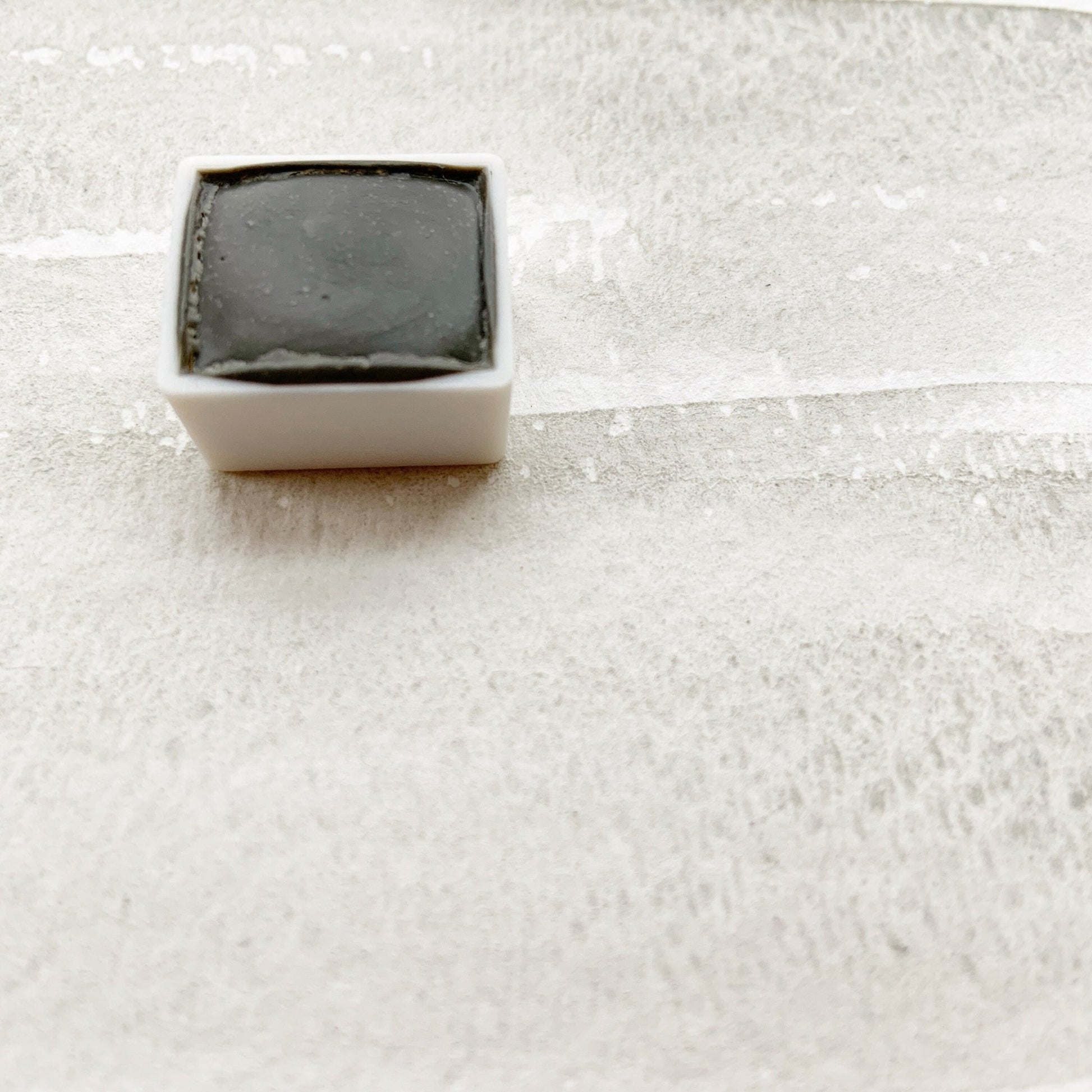 Slate. Half pan, full pan or bottle cap of handmade watercolor paint - Ruby Mountain