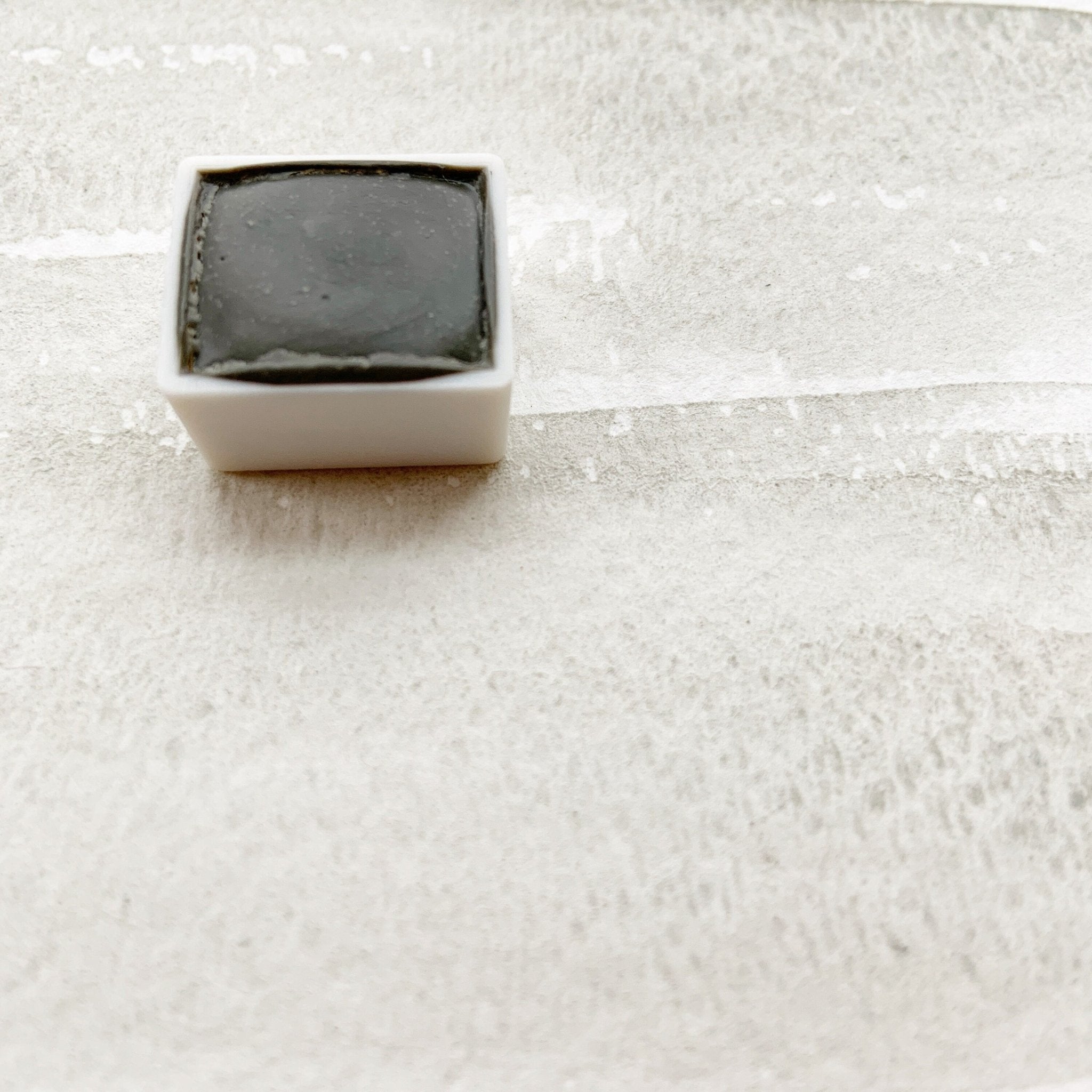 Slate. Half pan, full pan or bottle cap of handmade watercolor paint - Ruby Mountain