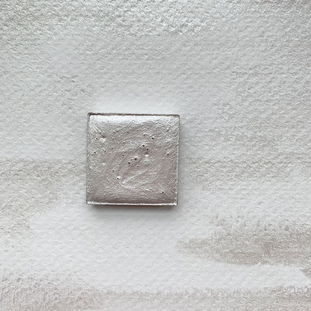 Snowflake. Half pan, full pan or bottle cap of handmade watercolor paint - Ruby Mountain
