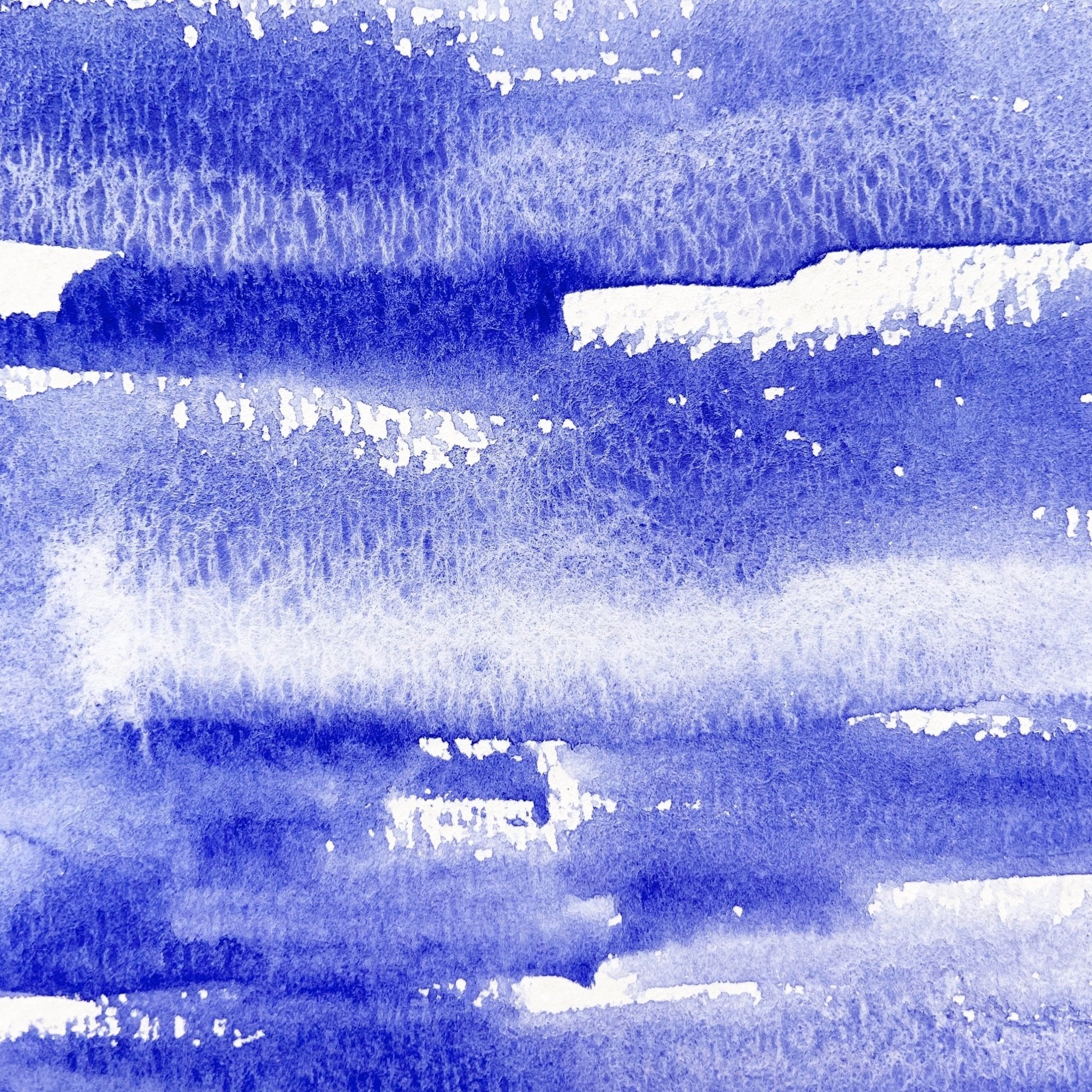 Ultramarine Violet. Half pan, full pan or bottle cap of handmade watercolor paint - Ruby Mountain